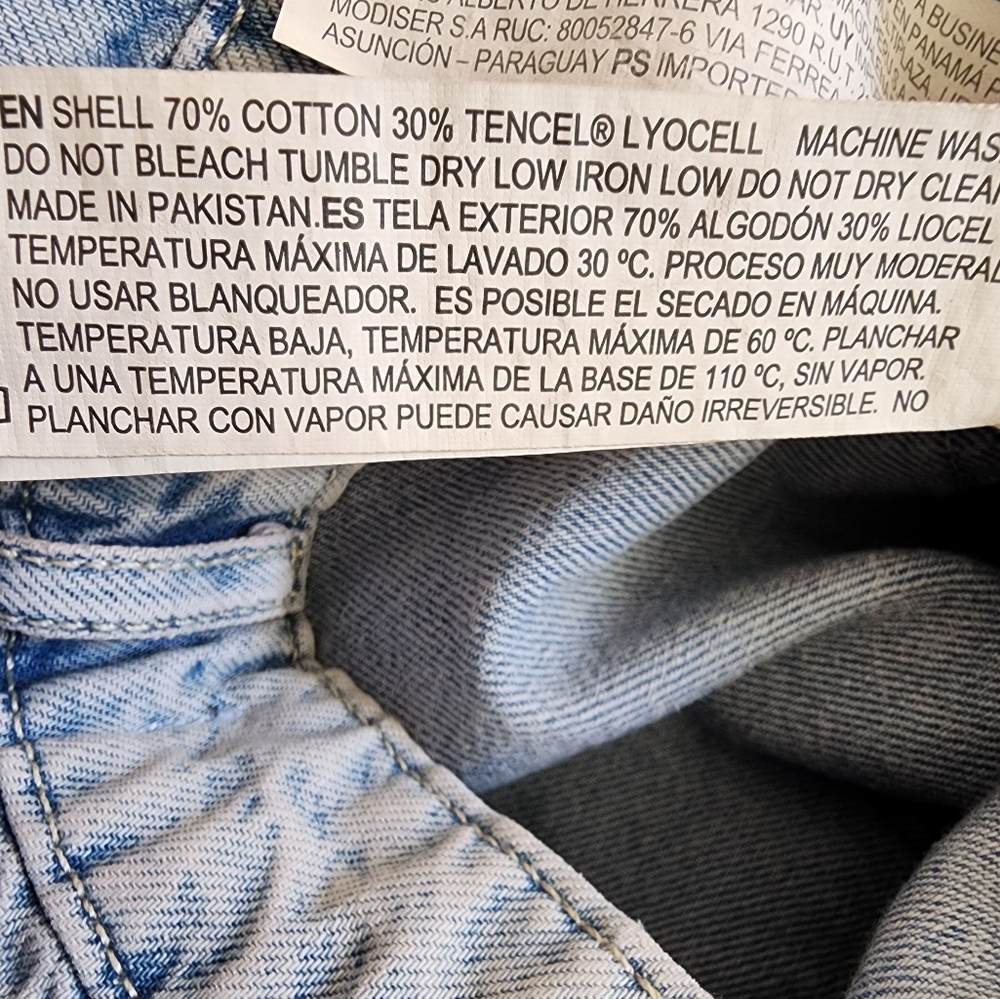 Forever 21 Wide Leg Cargo Jeans Size 28 - Picture 7 of 7